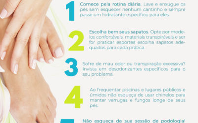 5 Dicas para ter pés de dar inveja